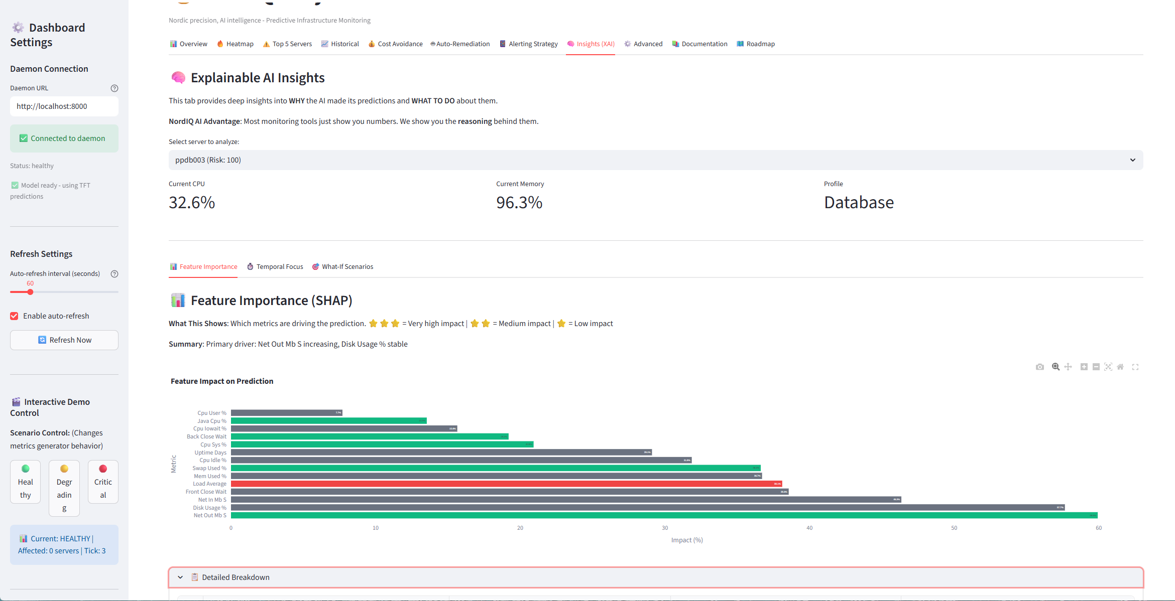 Interactive Demo Controls